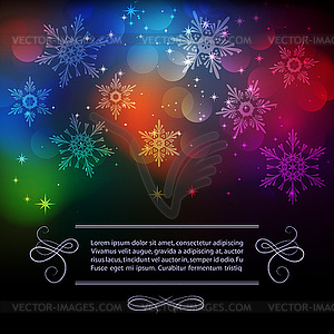 Christmas vintage background - vector clipart