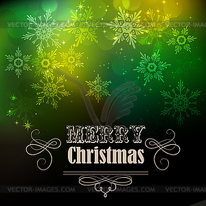 Christmas vintage background - vector clip art