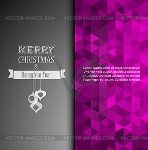 Christmas vintage background - vector clipart