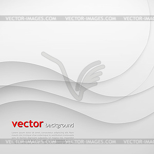 White elegant business background - vector image