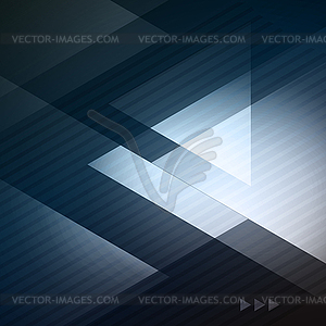 Elegant Geometric Blue Background - vector image