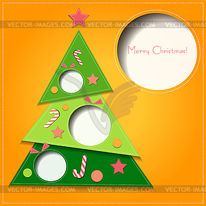 Christmas tree - royalty-free vector image