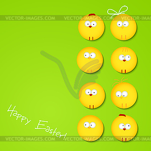 Easter card - vector clipart