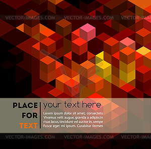 Abstract colorful geometric background - vector EPS clipart