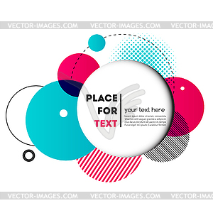 Modern Design Circle template - vector image
