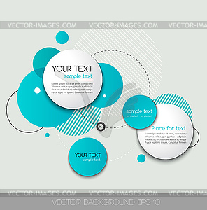 Modern Design Circle template - vector clip art