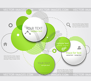 Modern Design Circle template - vector clipart