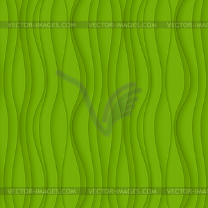 Green seamless Wavy background texture - vector clipart