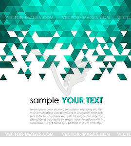 Abstract technology background with triangle - vector clip art