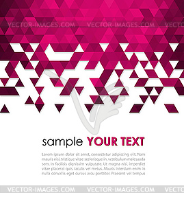 Abstract technology background with triangle - vector image