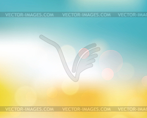Soft abstract summer light background for design - vector clipart