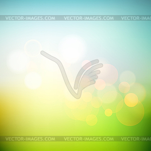 Soft abstract summer light background for design - vector clipart