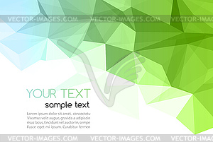Abstract geometric background with triangle - vector image