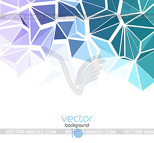 Abstract geometric background with triangle - vector clip art