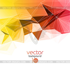 Abstract geometric background with triangle - vector clipart / vector image