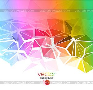 Abstract geometric background with triangle - vector image