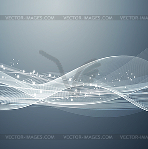 Abstract wave background - vector clipart