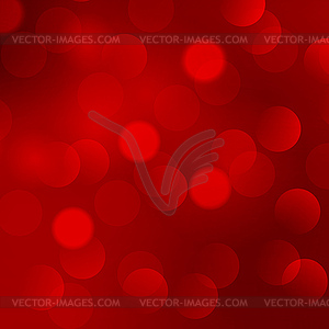 Abstract Christmas red light background - vector image