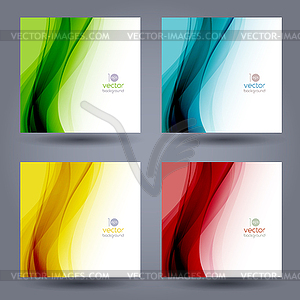 Abstract color template background - vector image