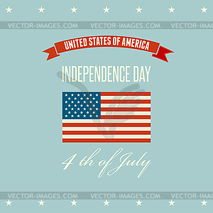 American Independence Day Patriotic background - vector image