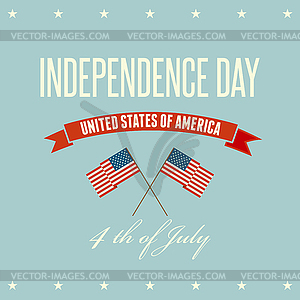 American Independence Day Patriotic background - vector EPS clipart