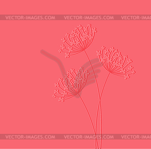 Floral background - vector clipart