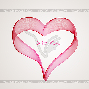Valentines card - vector clipart
