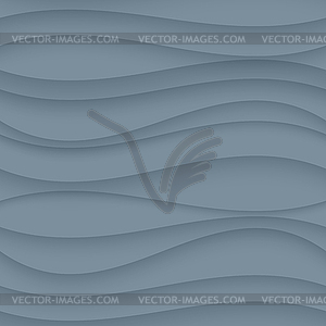Gray seamless Wavy background texture - vector clip art