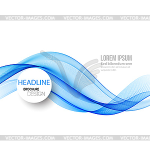 Abstract lines background. Template brochure design - vector image