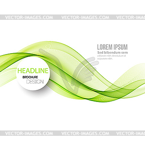 Abstract lines background. Template brochure design - vector image