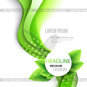 Abstract spring background. Template brochure design - vector clip art