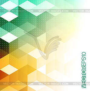 Abstract retro geometric background. Template - vector clipart