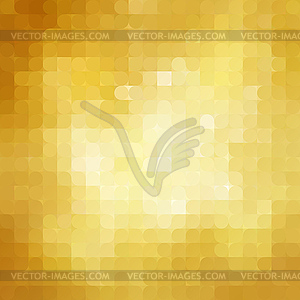 Abstract retro gold mosaic background - vector EPS clipart