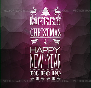 Abstract Christmas light background with retro - vector image