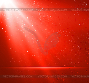 Abstract magic red light background - vector image