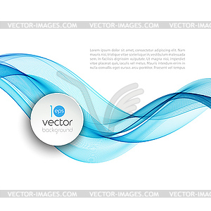 Абстрактный шаблон волны дизайн брошюры - изображение в векторе