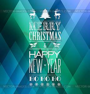 Abstract Christmas light background with retro - vector clipart