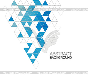 Abstract retro geometric background. Template - vector clip art
