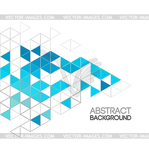 Abstract retro geometric background. Template - vector clip art