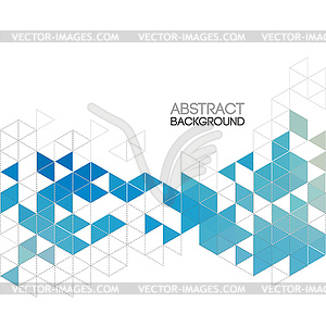 Abstract retro geometric background. Template - royalty-free vector clipart