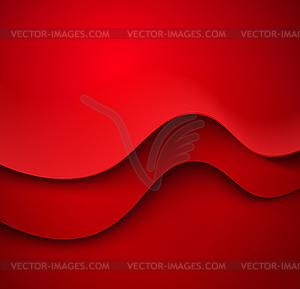 Red Abstract colorful background - vector clipart / vector image