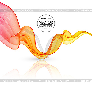 Abstract color lines background. Template brochure - royalty-free vector clipart