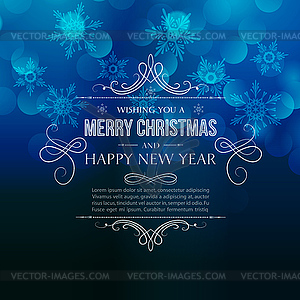 Abstract Christmas light background - vector image