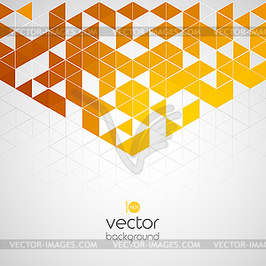 Abstract geometric background with color triangle - vector clipart