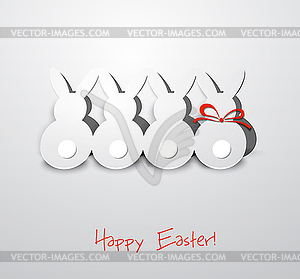 Easter card - vector image