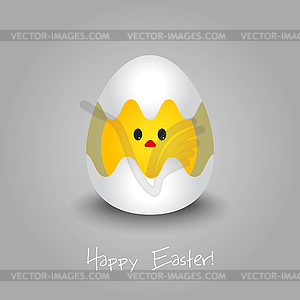 Easter card - vector clipart