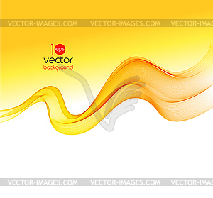 Abstract colorful transparent wave background - vector clip art