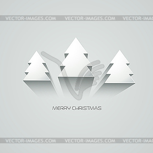 Merry Christmas card - vector image