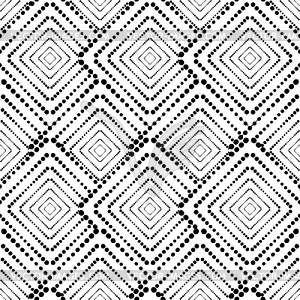 Бесшовные абстрактный фон с ромбом из точек - изображение в формате EPS