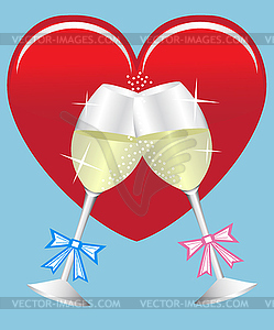 Stemware - vector clipart